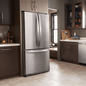 Refrigerador 20 pies cúbicos French Door 3 puertas Gris 9