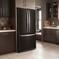 Refrigerador 20 pies cúbicos French Door 3 puertas Negro 7