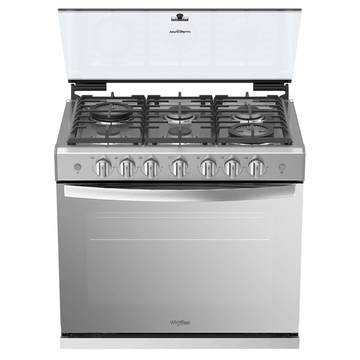 Estufa de Gas Xpert Flamma 30" con 6 Quemadores  Gris WER5000S 1