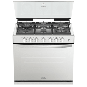 Estufa de Gas Empotrable 30" con 6 quemadores Gris WER7100S 1