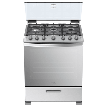 Estufa de gas Xpert Flamma de piso 30" con 6 Quemadores - Gris WFR5100S 1