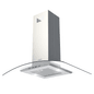 Campana De Isla de 100 cm Acero Inoxidable Gris 4