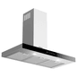 Campana De Pared de 90 cm de Acero Inoxidable Gris 2
