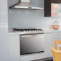 Campana De Pared 90 cm de Acero Inoxidable Gris 2