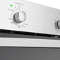 Horno de gas 32 pulgadas empotrable de convección Gris 5