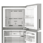 Refrigerador 13 pies cúbicos Top Mount de 2 puertas Gris 4