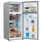 Refrigerador de 18 pies cúbicos Top Mount 2 puertas Gris 6