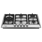 Parrilla de Gas 30", 5 Quemadores en Acero Inoxidable 2