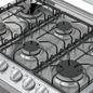 Estufa de Gas De Piso 30" con 6 quemadores Gris