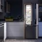 Refrigerador 13 pies cúbicos Bottom Mount 2 puertas Gris