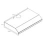 Campana Empotrable 80 cm Acero Inoxidable Gris