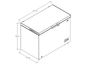Congelador Horizontal de 302 litros Dual cooling Blanco