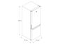Refrigerador 13 pies cúbicos Bottom Mount 2 puertas Gris