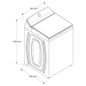 Lavadora 20kg Carga Superior Xpert System Blanca Impeller