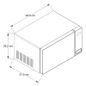 Horno de microondas 0.7 pies cúbicos (20 L) Gris