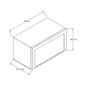 Microcampana 2.1 pies cúbicos / 59 L Gris
