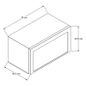 Microcampana Inteligente 1.9 pies cúbicos / 53 L Negro