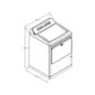 Secadora Inteligente a Gas 28kg Carga Superior AccuDry Blanca