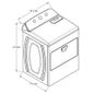 Secadora Eléctrica 18kg Carga Superior AutoDry Blanca