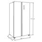 Refrigerador 18 pies cúbicos Side by Side Xpert Inverter Gris