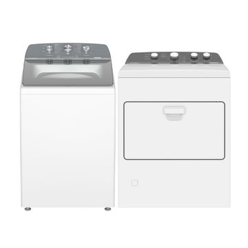 Combo Lavadora carga superior 22Kgs Xpert System + Secadora Carga Superior Gas 23kg Xpert Dry Sensor 8MWTW2223WPM-7MWGD2140JB