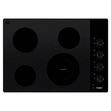 Parrilla de cocina Eléctrica 30" de Vitrocerámica , 4 Quemadores WCE55US0HB 1