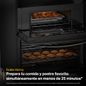 Estufa de Gas Xpert Air Cooking Doble Horno con 5 quemadores Acero Inoxidable Negro