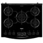 Estufa de Gas Xpert Air Cooking Doble Horno con 5 quemadores Acero Inoxidable Negro