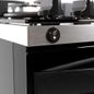Estufa de Gas Xpert Air Cooking Doble Horno con 5 quemadores Acero Inoxidable Negro