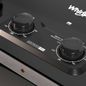 Estufa de Gas Xpert Air Cooking Doble Horno con 5 quemadores Acero Inoxidable Negro