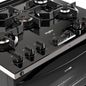 Estufa de Gas Xpert Air Cooking Doble Horno con 5 quemadores Acero Inoxidable Negro