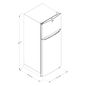 Refrigerador Top Mount 18 p3 Xpert Energy Saver Negro