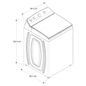 Lavadora 22kg Carga Superior Xpert System Gris Impeller
