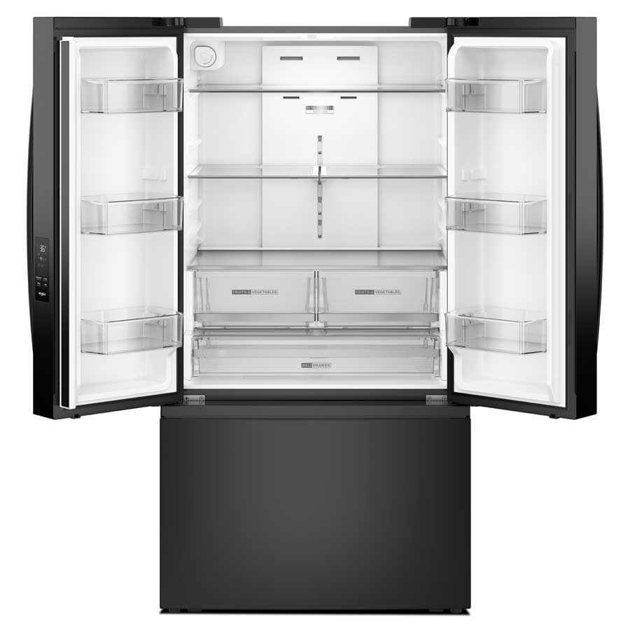 Refrigerador Whirlpool French Door 31 pies Negro - Whirlpool México