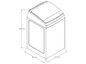 Lavadora 20kg carga superior Xpert Eco Impeller con ciclo ropa de mascotas Blanca