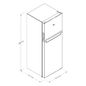 Refrigerador Top Mount 11 p3 Xpert Energy Saver Negro