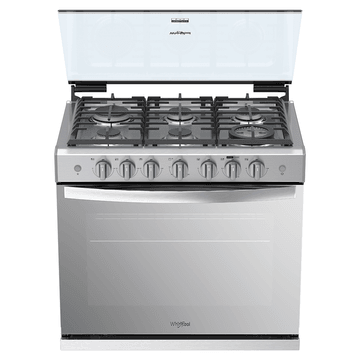 Estufa de Gas Empotrable de 30" 6 quemadores Gris WER5100S 1
