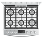 Estufa de Gas Side Door De Piso 30" con 6 quemadores Gris 5