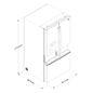 Refrigerador French Door Xpert Inverter 30 ft³  Negro