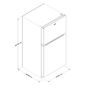 Refrigerador Top Mount 21.3 p3 con Total Coverage Cooling Silver
