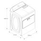 Secadora a gas 22kg Carga superior Blanco