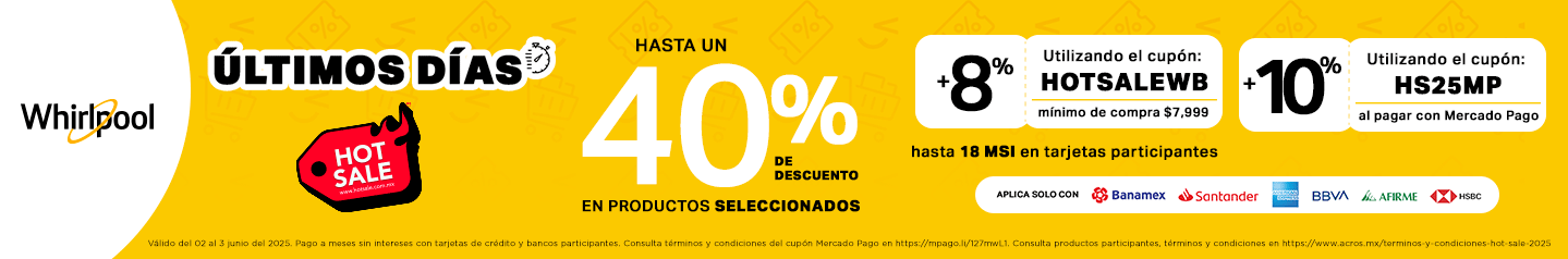 Ofertas Whirlpool Hot Sale