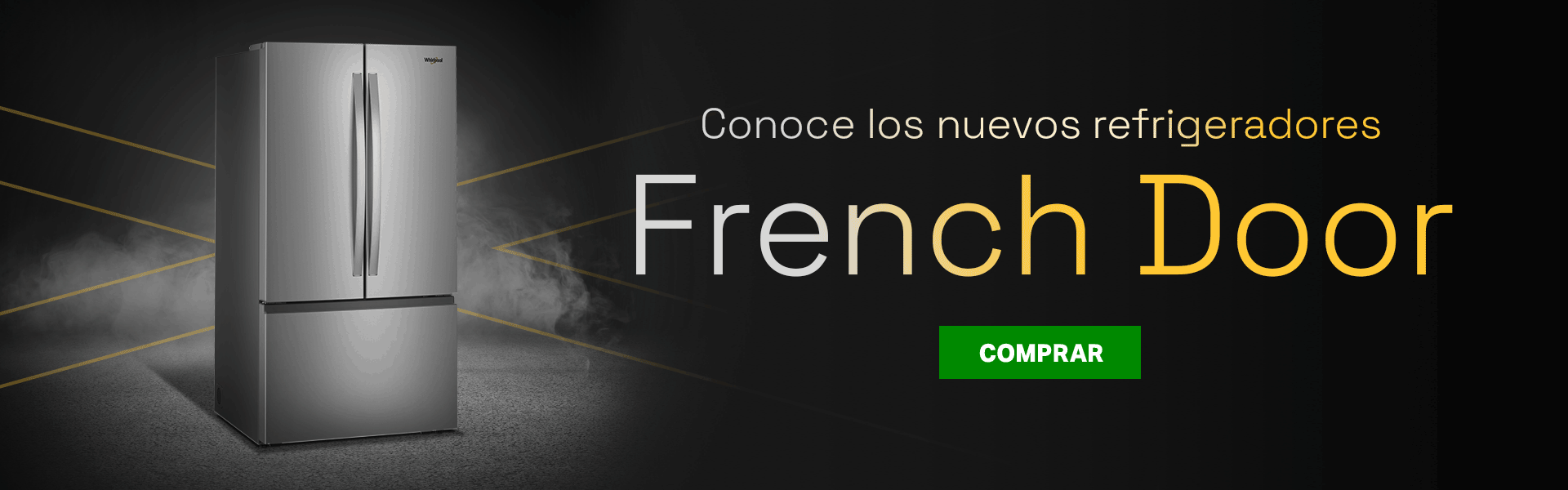 Nuevos refrigeradores French Door Whirlpool