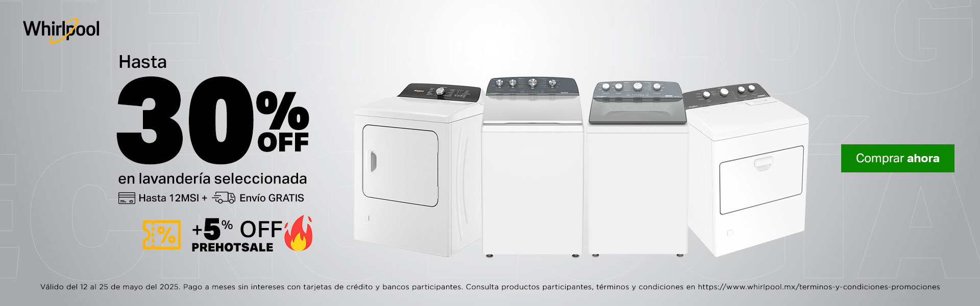 Lavandería 25% OFF
