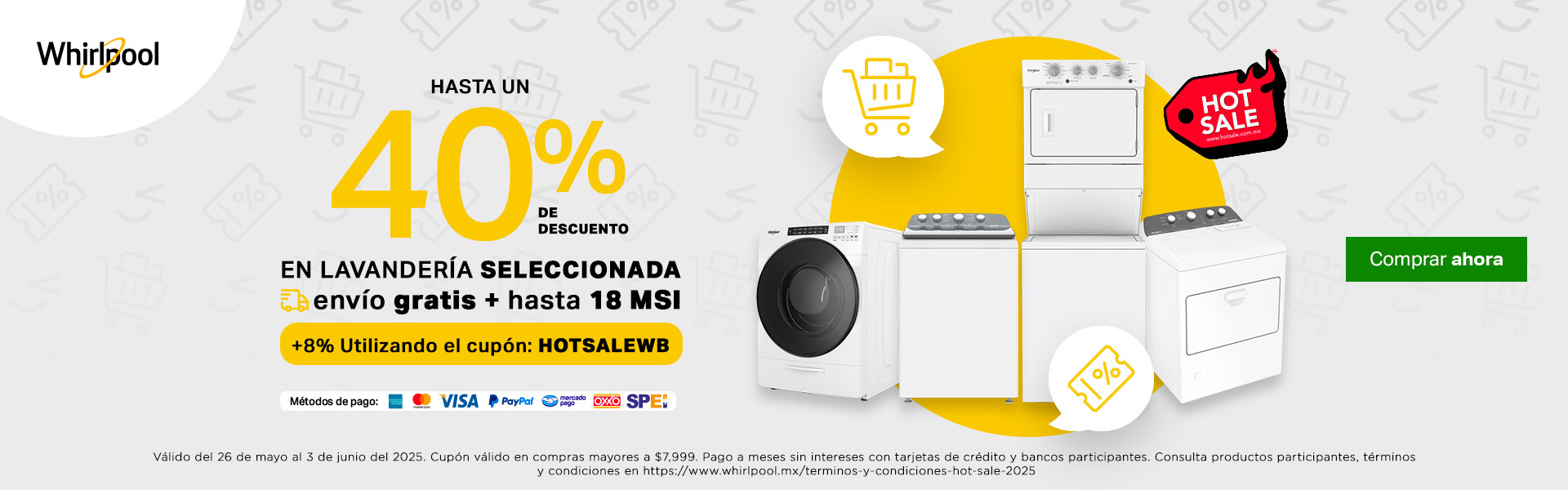 Lavandería 25% OFF